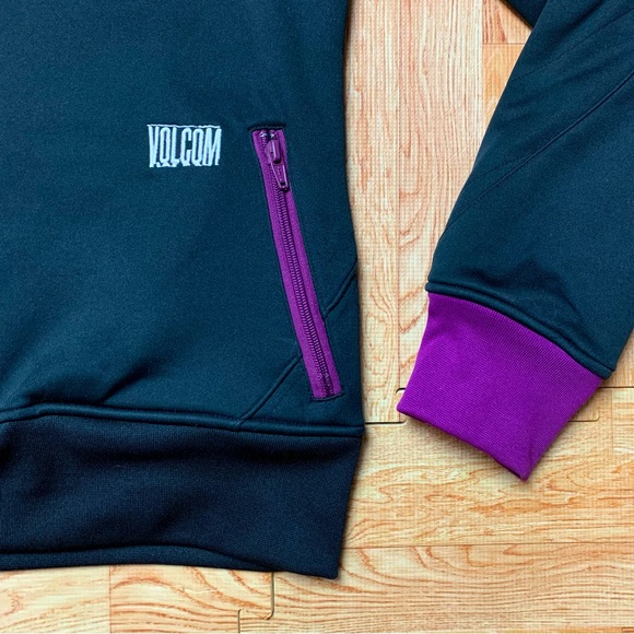 Vintage Volcom Snowboard Jacket Women’s Small TDS Thermal Defense Hood Full Zip - Picture 10 of 16